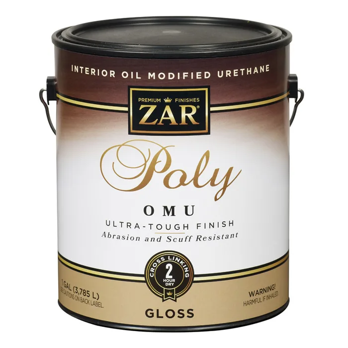 ZAR Ultra Max Gloss Clear Water-Based Polyurethane 1 gal (Pack of 2)