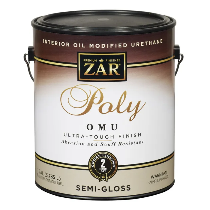 ZAR Ultra Max Semi-Gloss Clear Water-Based Polyurethane 1 gal (Pack of 2)