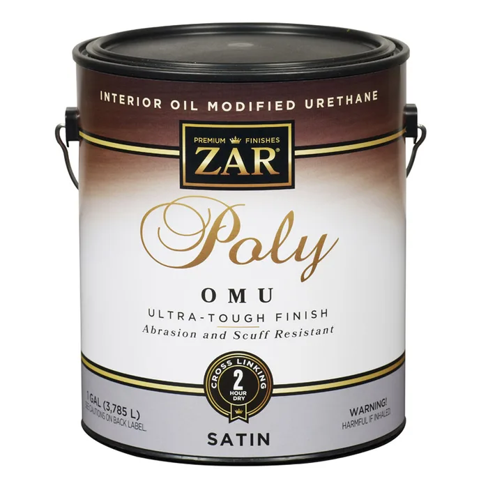 ZAR Ultra Max Satin Clear Water-Based Polyurethane 1 gal (Pack of 2)