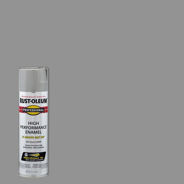 Rust-Oleum Professional Gloss Light Machine Gray Spray Paint 15 oz (Pack of 6)