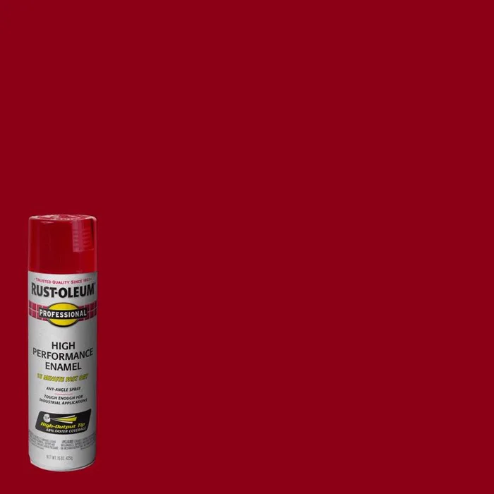 Rust-Oleum Professional Regal Red Spray Paint 15 oz (Pack of 6)
