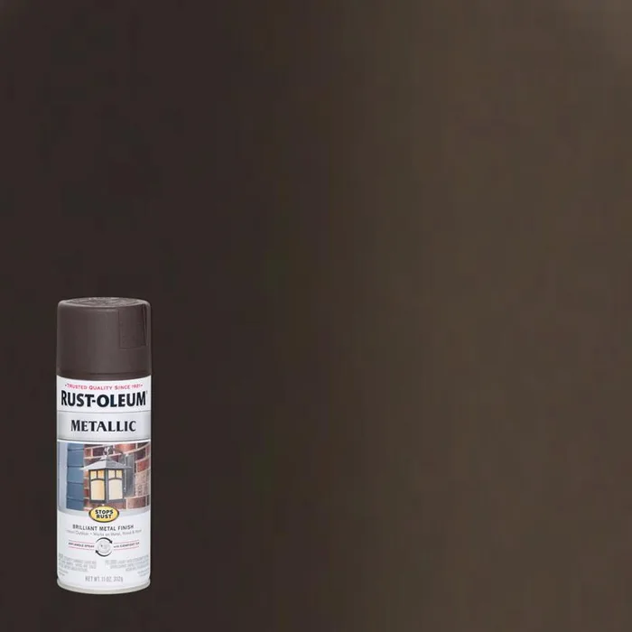 Rust-Oleum Stops Rust Metallic Oil Rubbed Bronze Metallic Spray Paint 11 oz (Pack of 6)
