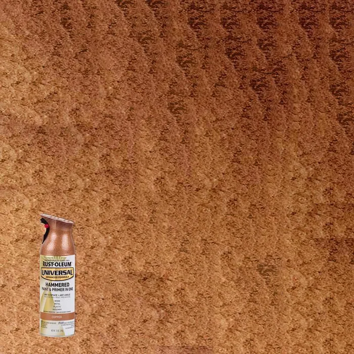 Rust-Oleum Universal Hammered Copper Spray Paint 12 oz (Pack of 6)