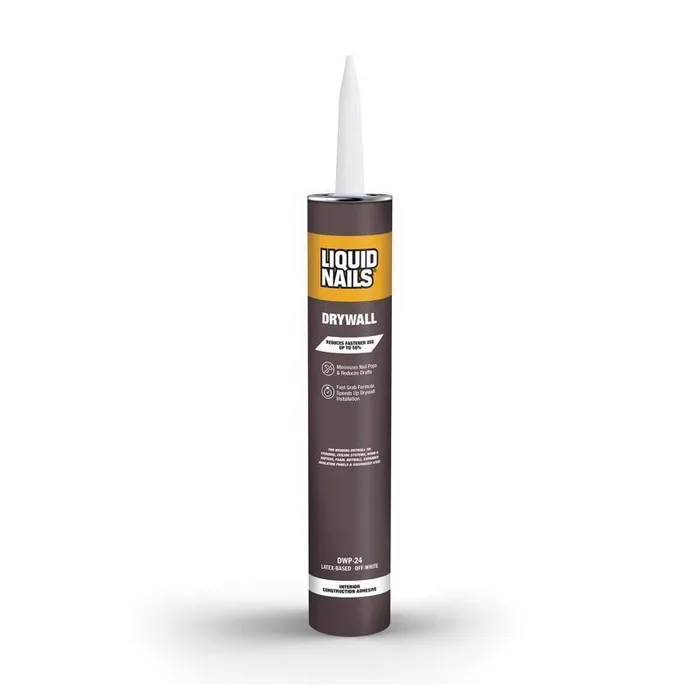 Liquid Nails DWP-24 Drywall Acrylic Latex Construction Adhesive 28 oz (Pack of 12)