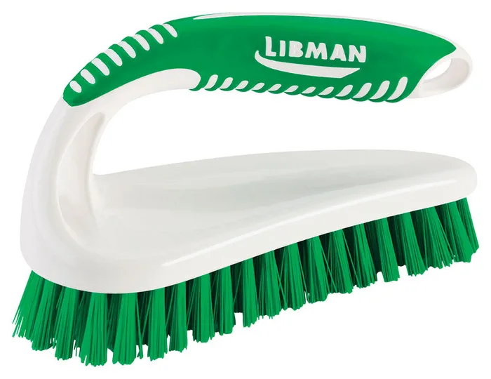 Libman 2.5 in. W Hard Bristle 7 in. Plastic/Rubber Handle Scrub Brush (Pack of 6)