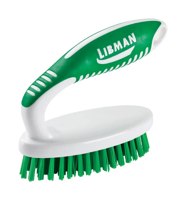 Libman 1.75 in. W Hard Bristle 4.5 in. Plastic/Rubber Handle Scrub Brush (Pack of 6)