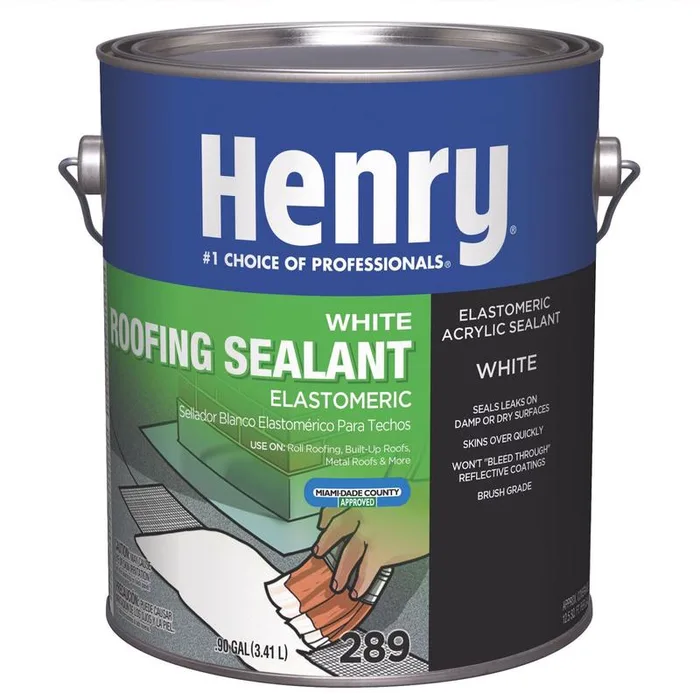 Henry Smooth White Elastomeric Elastomeric Roof Patch 0.9 gal (Pack of 4)