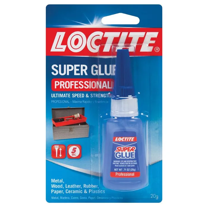 Loctite Professional High Strength Glue Clear Super Glue 0.71 oz (Pack of 4)