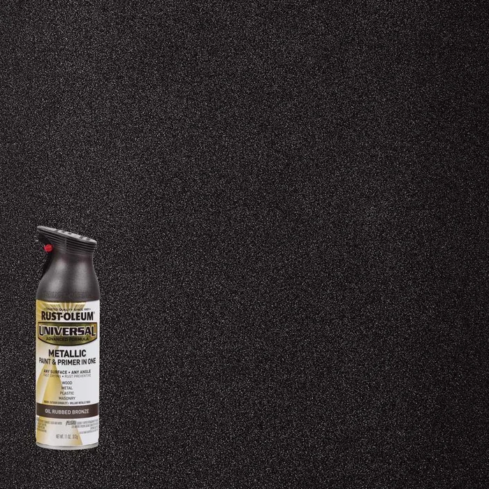 Rust-Oleum Universal Metallic Oil Rubbed Bronze Metallic Spray Paint 11 oz (Pack of 6)