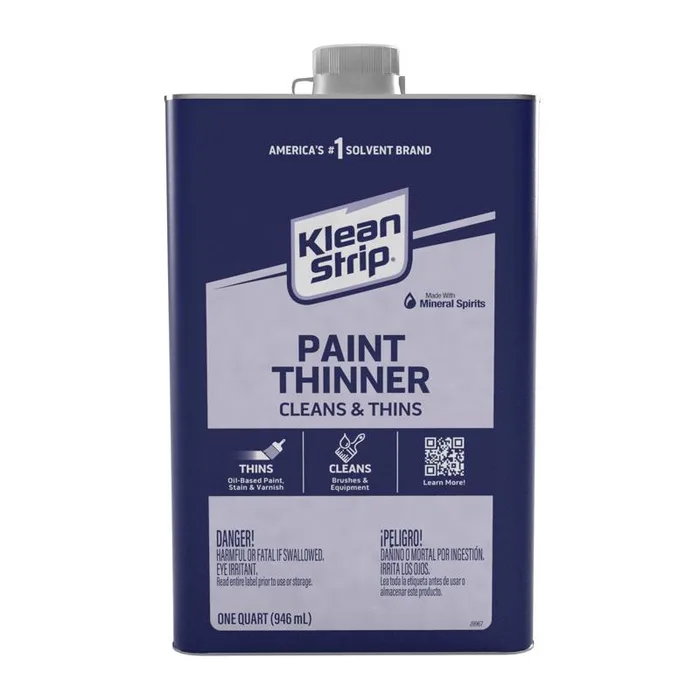 Klean Strip Mineral Spirits Paint Thinner 1 qt (Pack of 6)