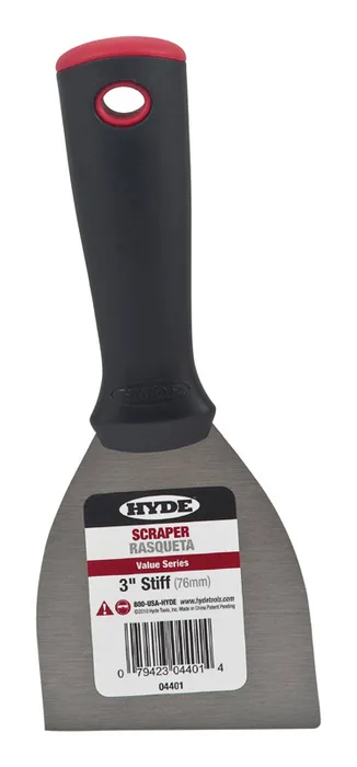 Hyde Value Series 3 in. W High Carbon Steel Stiff Wall Scraper (Pack of 5)