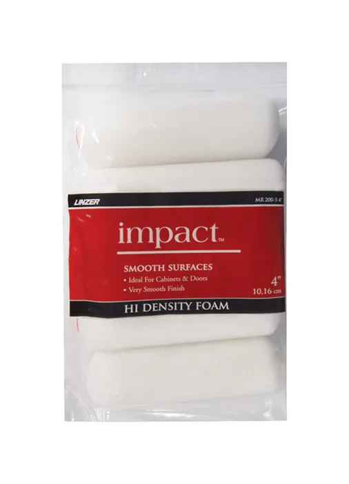 Linzer Impact Foam 4 in. W Mini Paint Roller Cover 5 pk (Pack of 6)