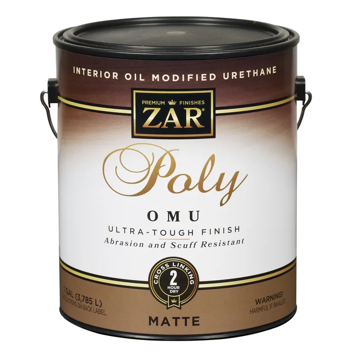 ZAR Ultra Max Matte Clear Water-Based Polyurethane 1 gal (Pack of 2)