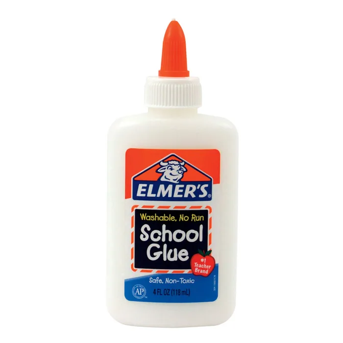 Elmer's Super Strength Polyvinyl acetate homopolymer Clear School Glue 4 oz (Pack of 12)