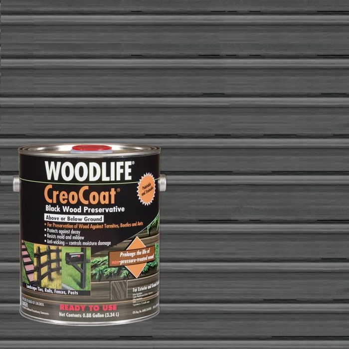 Wolman Woodlife Black Semi-Transparent Water-Based Wood Preservative 1 gal (Pack of 4)