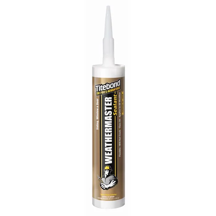 Titebond WeatherMaster Clear Elastomeric Polymers Door/Siding/ Window Sealant 9.5 oz (Pack of 12)