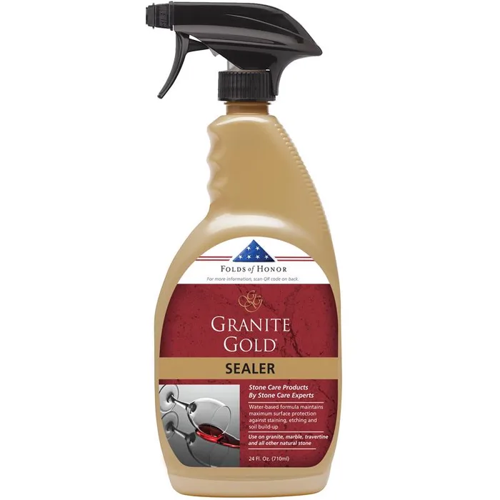 Granite Gold Commercial and Residential Penetrating Natural Stone Sealer 24 oz (Pack of 6)