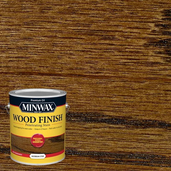 Minwax Wood Finish Semi-Transparent Jacobean Oil-Based Penetrating Wood Stain 1 gal (Pack of 2)