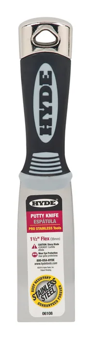 Hyde 1.5 in. W X 7-3/4 in. L Stainless Steel Flexible Putty Knife (Pack of 5)