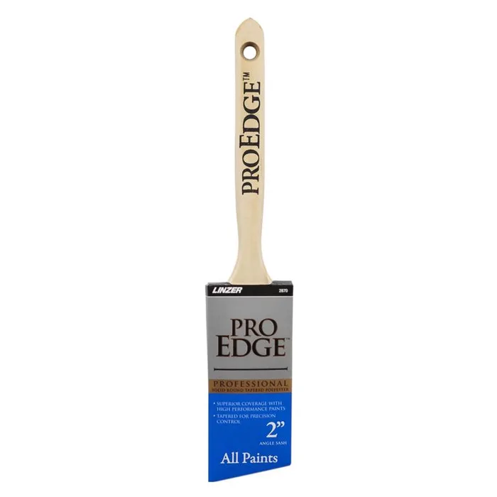 Linzer Pro Edge 2 in. Extra Soft Angle Trim Paint Brush (Pack of 6)