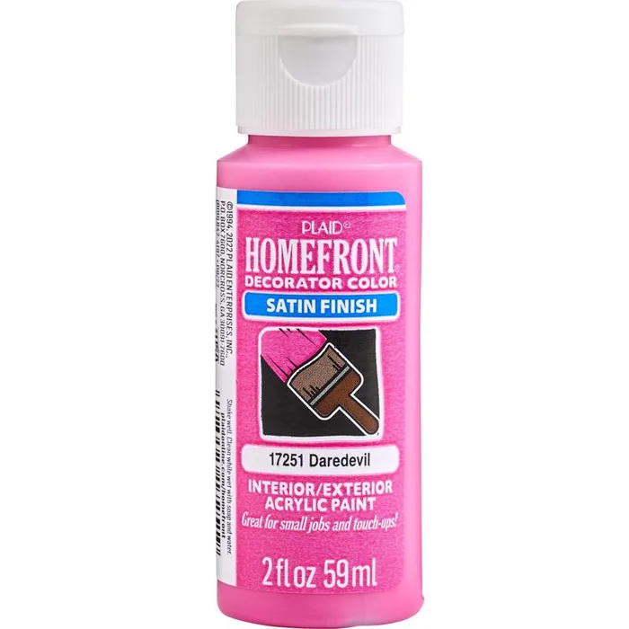 Homefront Satin Daredevil Hobby Paint 2 oz (Pack of 3)