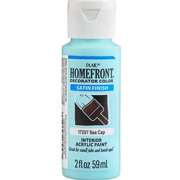 Homefront Satin Sea Cap Hobby Paint 2 oz (Pack of 3)