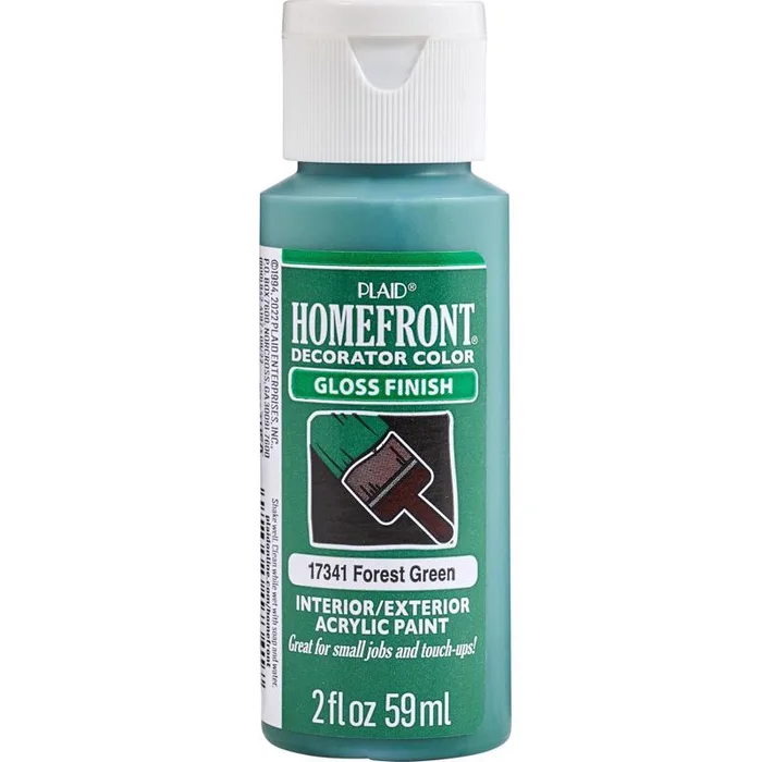 Homefront Gloss Forest Green Hobby Paint 2 oz (Pack of 3)