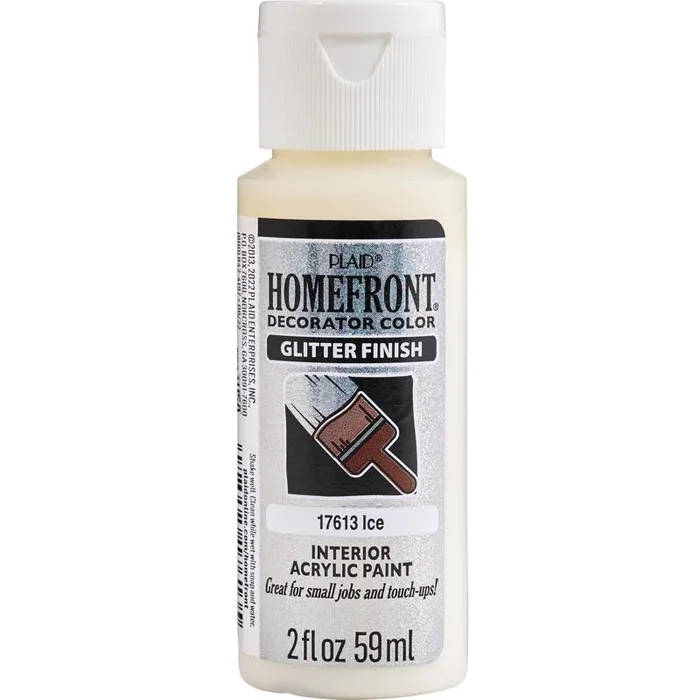 Homefront Glitter Ice Hobby Paint 2 oz (Pack of 3)