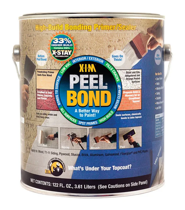 X-I-M Peel Bond Clear Acrylic Primer/Sealer/Bonder 1 gal (Pack of 2)