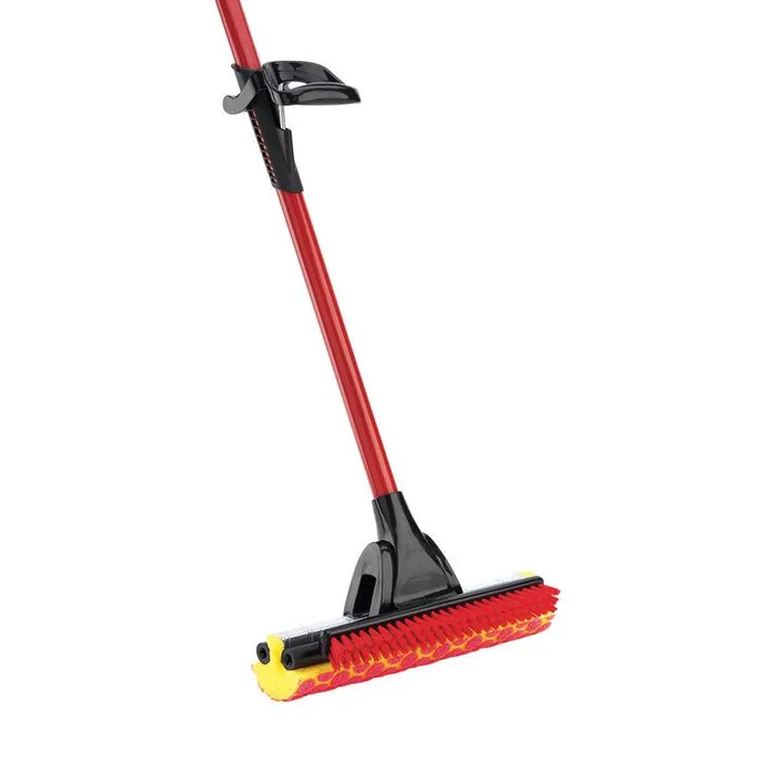 Libman 12 in. W Roller Mop with Scrub Brush (Pack of 4)