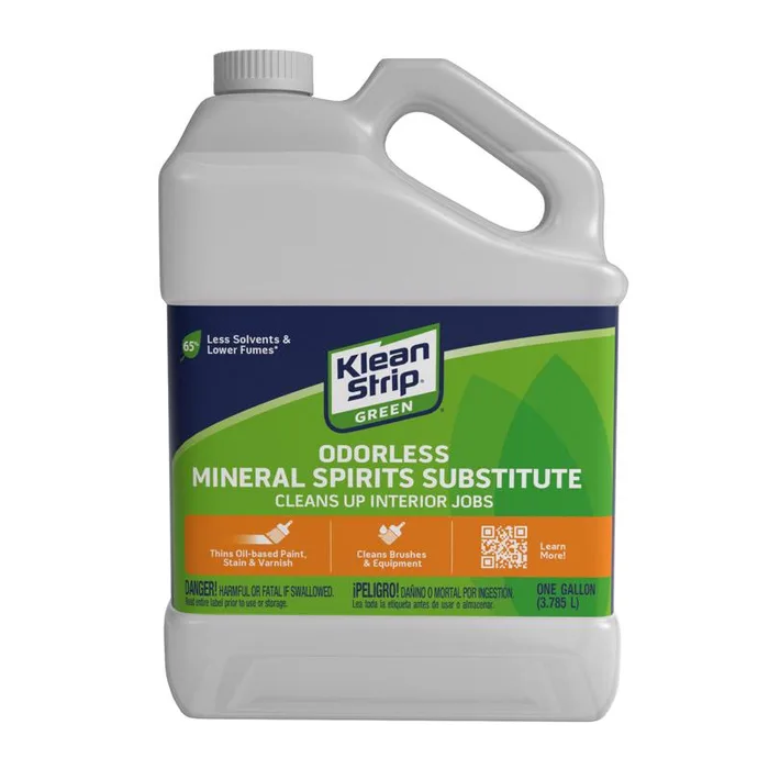 Klean Strip Green Mineral Spirits Oil-Based Thinner 1 gal (Pack of 4)