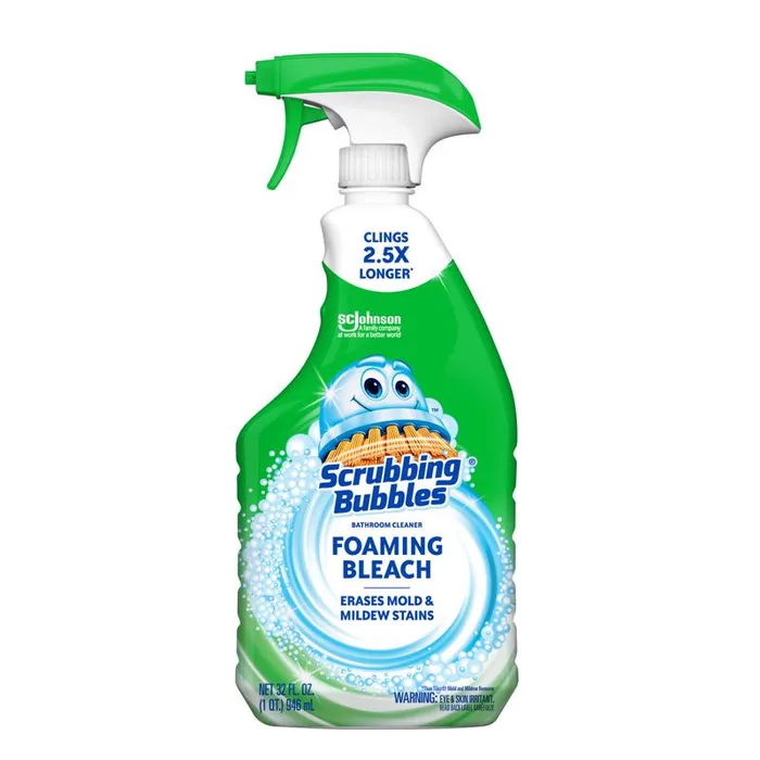 Scrubbing Bubbles No Scent Bathroom Cleaner 32 oz Foam (Pack of 8)