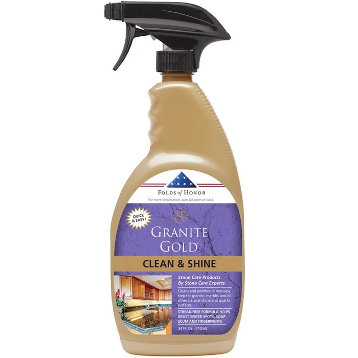 Granite Gold Citrus Scent Granite Cleaner and Polish 24 oz Liquid (Pack of 6)