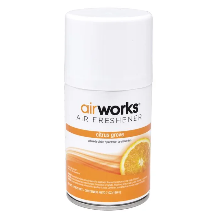 AirWorks Citrus Grove Scent Air Freshener 7 oz Aerosol 12 pk (Pack of 12)