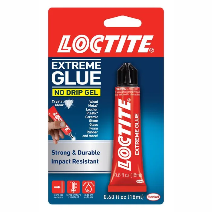 Loctite Extreme High Strength Clear Glue 0.6 oz (Pack of 6)