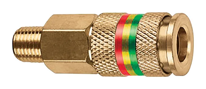 Tru-Flate Combo Coupler Brass Universal Coupler 1/4 Male 1 pc