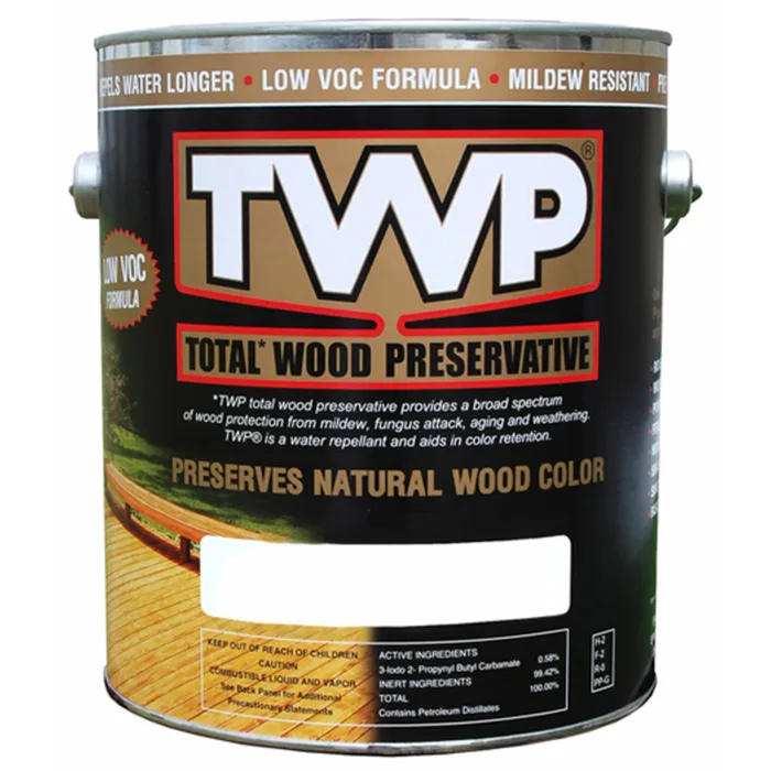 TWP 1500 Series Flat/Matte Honey Tone Semi-Transparent Oil-Based Wood Preservative 1 gal (Pack of 4)