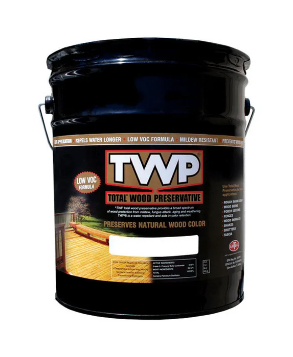 TWP 1500 Series Flat/Matte Cedartone Semi-Transparent Oil-Based Wood Preservative 5 gal
