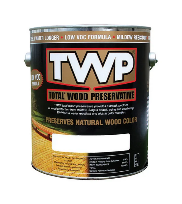 TWP 1500 Series Flat/Matte Rustic Semi-Transparent Oil-Based Wood Preservative 1 gal (Pack of 4)