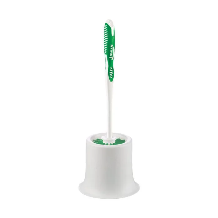 Libman 5.5 in. W Hard Bristle 14 in. Plastic/Rubber Handle Brush and Caddy (Pack of 4)