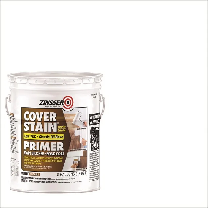 Zinsser Cover Stain White Primer 5 gal