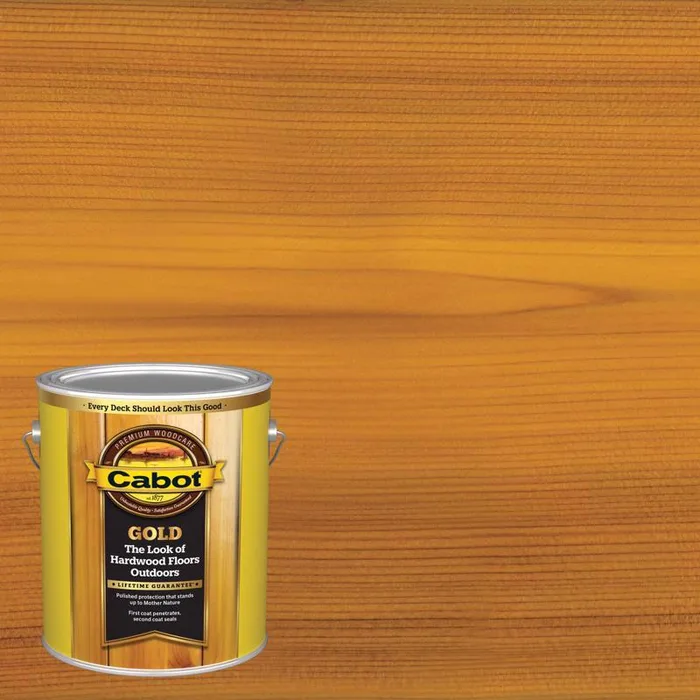 Cabot Gold Satin Sun-Drenched Oak Deck Varnish 1 gal (Pack of 4)