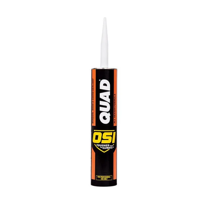 OSI Quad Bronze Elastomeric Polymers Door/Siding/ Window Sealant 10 oz (Pack of 12)