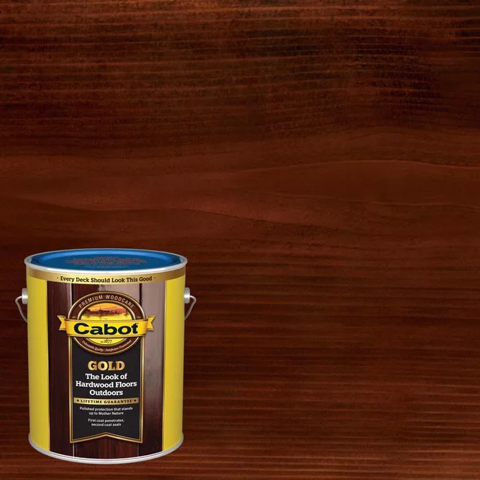 Cabot Gold Low VOC Satin Moonlit Mahogany Deck Varnish 1 gal (Pack of 4)