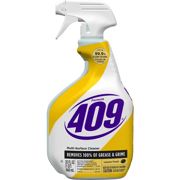 Formula 409 Lemon Scent Multi-Surface Cleaner Liquid 32 oz (Pack of 9)