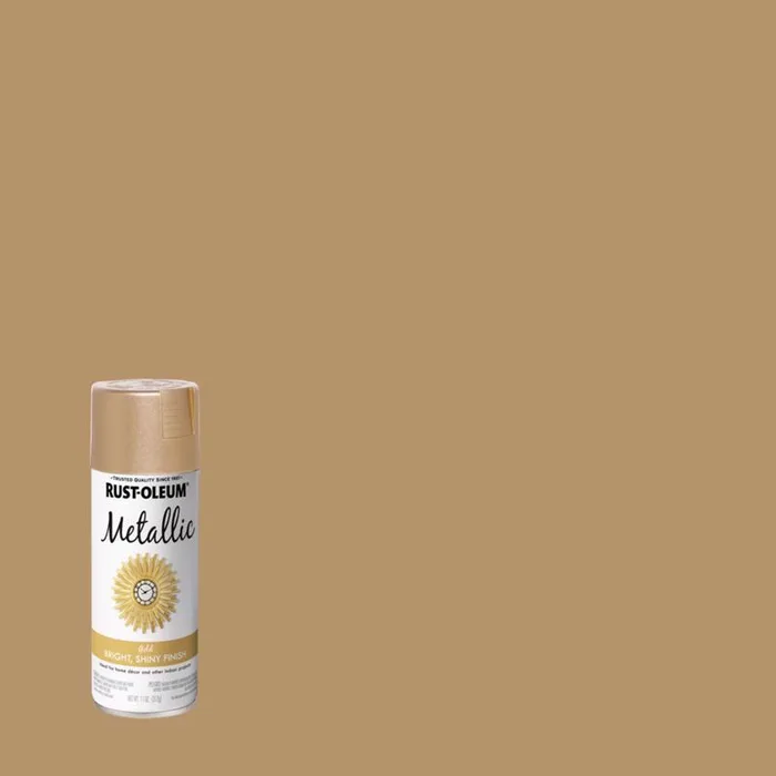 Rust-Oleum Specialty Metallic Gold Metallic Spray Paint 11 oz (Pack of 6)