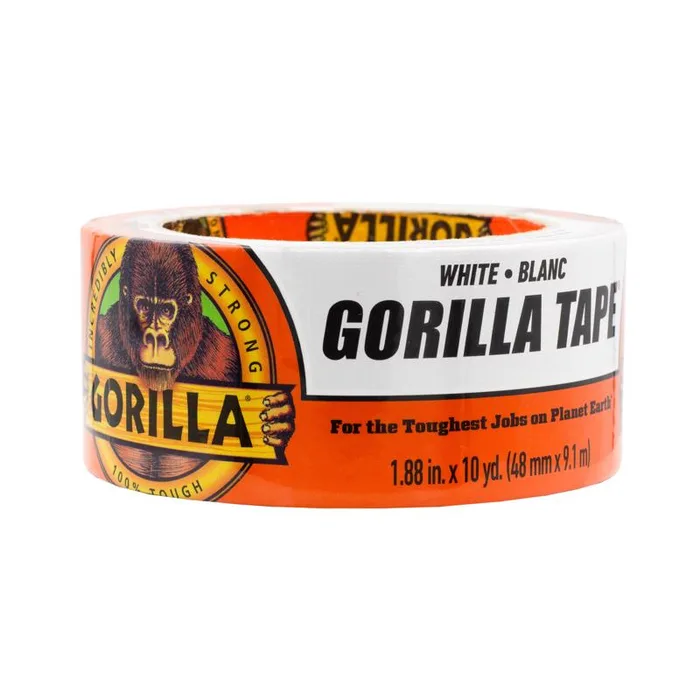 Gorilla 1.88 in. W X 10 yd L White Duct Tape (Pack of 6)