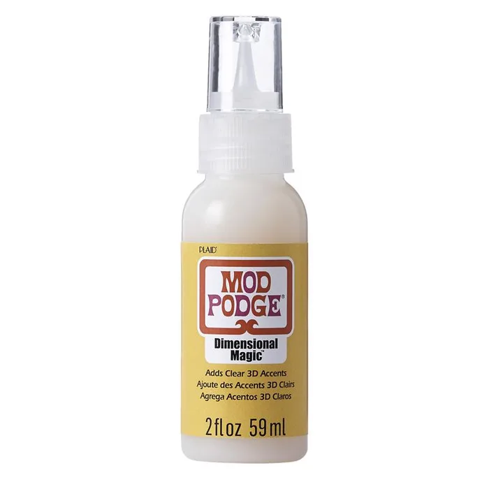 Plaid Mod Podge High Strength Glue White Clear Glue 2 oz (Pack of 3)