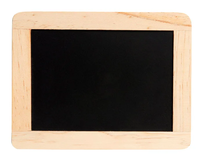 Plaid .25 in. H X 10.5 in. L Natural Beige Wood Chalkboard (Pack of 3)