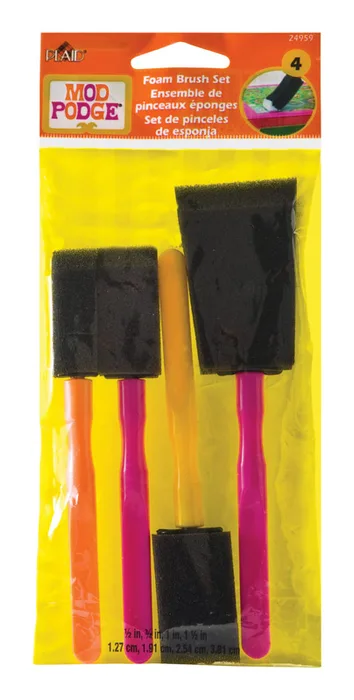 Plaid Mod Podge Assorted Decoupage Brush Set (Pack of 3)